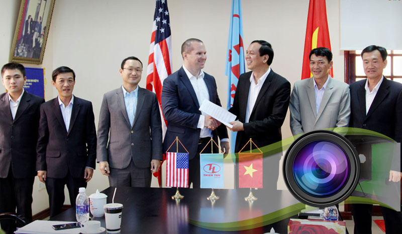 Hình ảnh Thiên Tân Group gặp gỡ công ty First Solar (USA)