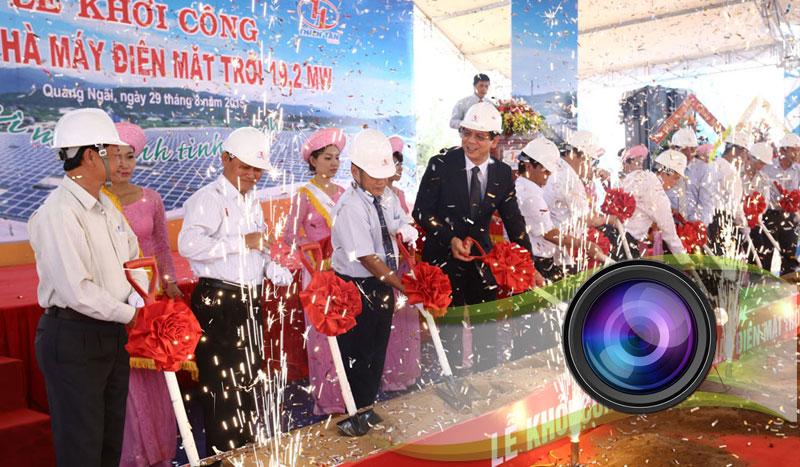 Lễ khởi công nhà máy điện mặt trời tại Quảng Ngãi